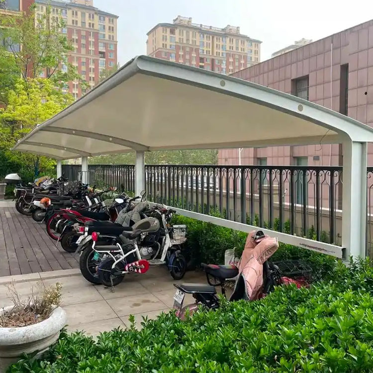 吉安膜结构电动车棚